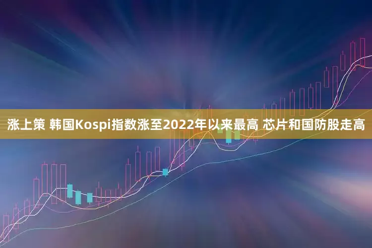 涨上策 韩国Kospi指数涨至2022年以来最高 芯片和国防股走高