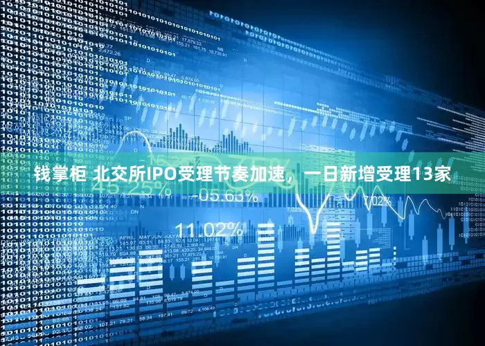 钱掌柜 北交所IPO受理节奏加速，一日新增受理13家