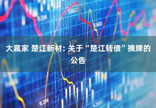 大赢家 楚江新材: 关于“楚江转债”摘牌的公告